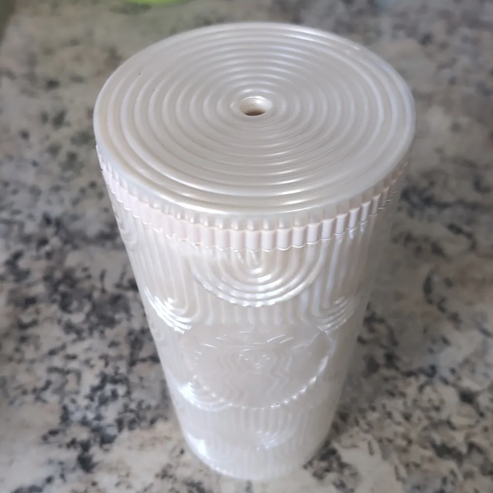 Starbucks White‎ Textured Tumbler